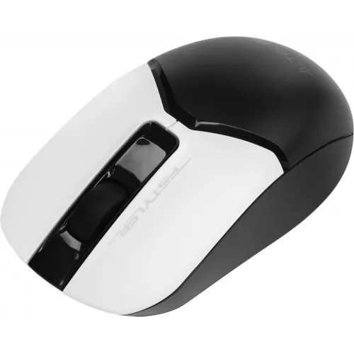 Мышь A4Tech Fstyler FB12 белый/черный оптическая 1200dpi беспров. BT/Radio USB 3but (FB12 PANDA)