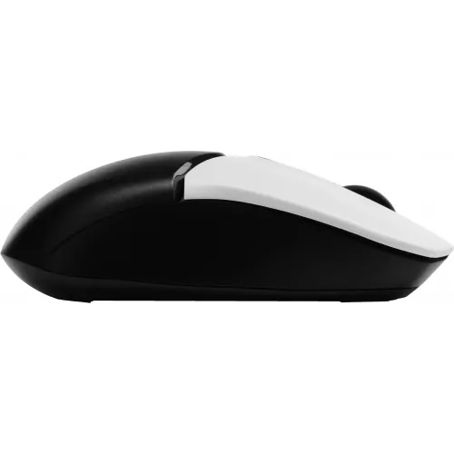 Мышь A4Tech Fstyler FB12 белый/черный оптическая 1200dpi беспров. BT/Radio USB 3but (FB12 PANDA)