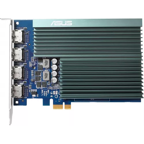 Видеокарта Asus PCI-E 2.0 GT730-4H-SL-2GD5 NVIDIA GeForce GT 730 2Gb 64bit GDDR5 902/5010 HDMIx4 HDCP Ret