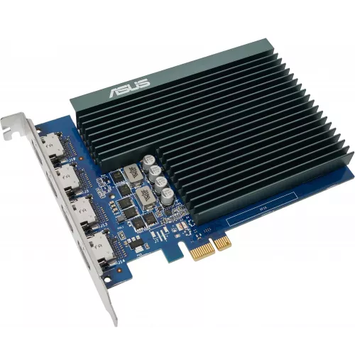 Видеокарта Asus PCI-E 2.0 GT730-4H-SL-2GD5 NVIDIA GeForce GT 730 2Gb 64bit GDDR5 902/5010 HDMIx4 HDCP Ret