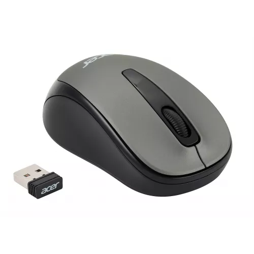Мышь Acer OMR134 серый оптическая 1000dpi беспров. USB для ноутбука 3but (ZL.MCEEE.01H)