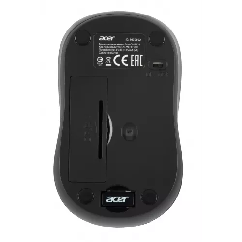 Мышь Acer OMR135 зеленый оптическая 1000dpi беспров. USB для ноутбука 3but (ZL.MCEEE.01I)