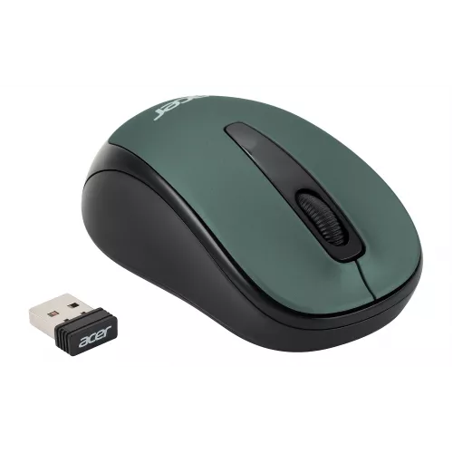 Мышь Acer OMR135 зеленый оптическая 1000dpi беспров. USB для ноутбука 3but (ZL.MCEEE.01I)