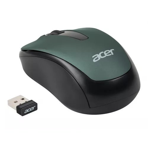 Мышь Acer OMR135 зеленый оптическая 1000dpi беспров. USB для ноутбука 3but (ZL.MCEEE.01I)