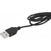 Клавиатура Оклик 305M черный USB Multimedia (1659987) кабель 1.6м