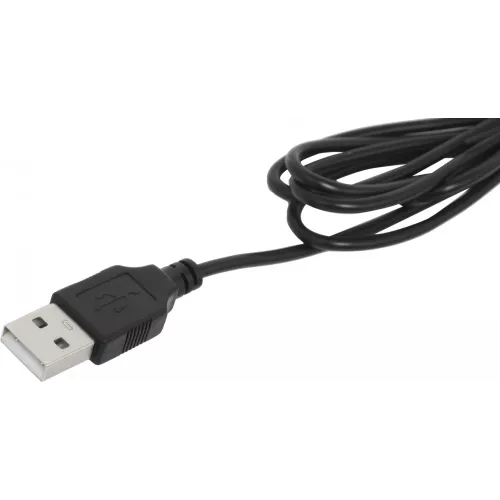 Клавиатура Оклик 305M черный USB Multimedia (1659987) кабель 1.6м