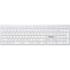 Клавиатура A4Tech FBX50C белый USB беспроводная BT/Radio slim Multimedia (FBX50C WHITE)