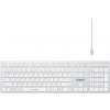 Клавиатура A4Tech FBX50C белый USB беспроводная BT/Radio slim Multimedia (FBX50C WHITE)