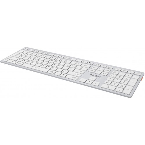 Клавиатура A4Tech FBX50C белый USB беспроводная BT/Radio slim Multimedia (FBX50C WHITE)