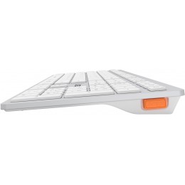 Клавиатура A4Tech FBX50C белый USB беспроводная BT/Radio slim Multimedia (FBX50C WHITE)