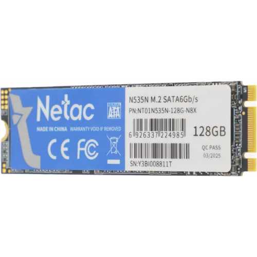 Накопитель SSD Netac SATA-III 128GB NT01N535N-128G-N8X N535N M.2 2280