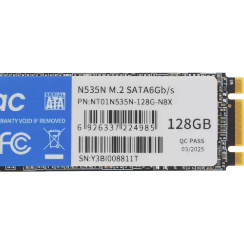 Накопитель SSD Netac SATA-III 128GB NT01N535N-128G-N8X N535N M.2 2280