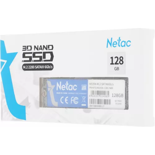 Накопитель SSD Netac SATA-III 128GB NT01N535N-128G-N8X N535N M.2 2280