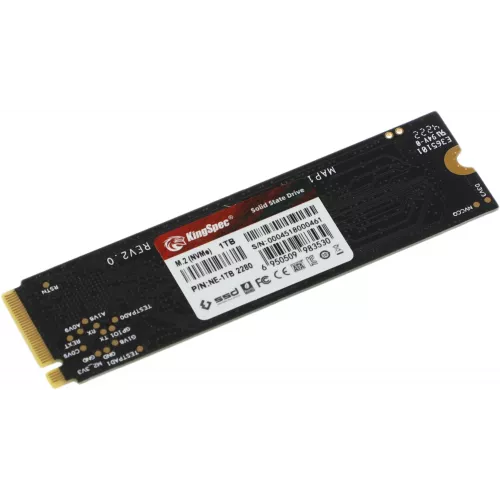 Накопитель SSD Kingspec PCIe 3.0 x4 1TB NE-1TB M.2 2280