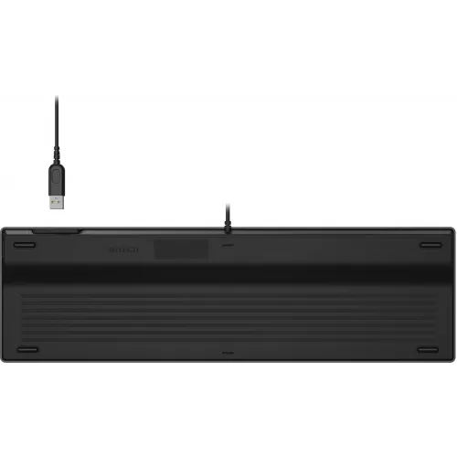Клавиатура A4Tech FX60H серый USB slim LED (FX60H GREY/WHITE) кабель 1.5м