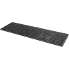 Клавиатура A4Tech FX60H серый USB slim LED (FX60H GREY/WHITE) кабель 1.5м