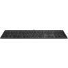 Клавиатура A4Tech FX60H серый USB slim LED (FX60H GREY/WHITE) кабель 1.5м