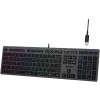 Клавиатура A4Tech FX60H серый USB slim LED (FX60H GREY/NEON) кабель 1.5м
