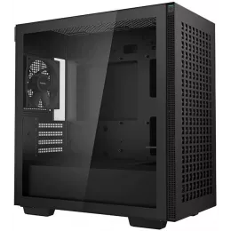 Корпус Deepcool CH370 черный без БП mATX 7x120mm 4x140mm 2xUSB3.0 audio bott PSU