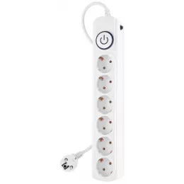 Сетевой фильтр Ippon BK-6-EU-3-10-W 3м (6 розеток) белый (коробка)
