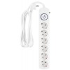 Сетевой фильтр Ippon BK-6-EU-3-16-W 3м (6 розеток) белый (коробка)