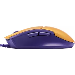 Мышь A4Tech Bloody L65 Max желтый/фиолетовый оптическая 12000dpi USB 6but (L65 MAX/ROYAL VIOLET)