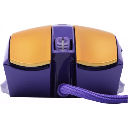 Мышь A4Tech Bloody L65 Max желтый/фиолетовый оптическая 12000dpi USB 6but (L65 MAX/ROYAL VIOLET)