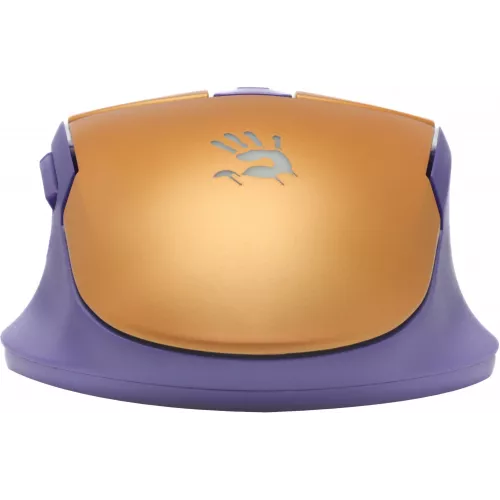 Мышь A4Tech Bloody L65 Max желтый/фиолетовый оптическая 12000dpi USB 6but (L65 MAX/ROYAL VIOLET)