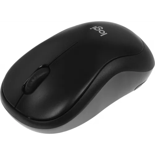 Мышь Logitech B220 Silent черный оптическая 1000dpi silent беспров. USB 2but (910-005553)