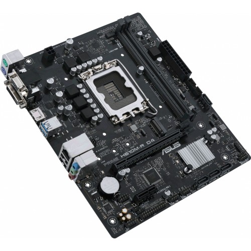 Материнская плата Asus PRIME H610M-R D4-SI Soc-1700 Intel H610 2xDDR4 mATX AC`97 8ch(7.1) GbLAN+VGA+DVI+HDMI White Box