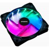 Вентилятор для корпуса Digma DFAN-FRGB2 RGB 120х120x25 черный 3-pin 4-pin (Molex) 23дБ Ret