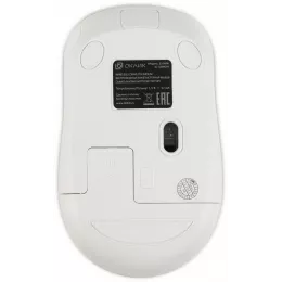Мышь Оклик 310MW белый/синий оптическая 3200dpi беспров. USB для ноутбука 4but (1869094)