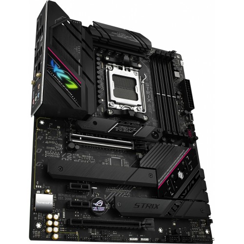 Материнская плата Asus ROG STRIX B650E-F GAMING WIFI Socket AM5 AMD B650 4xDDR5 ATX AC`97 8ch(7.1) 2.5Gg RAID+HDMI+DP