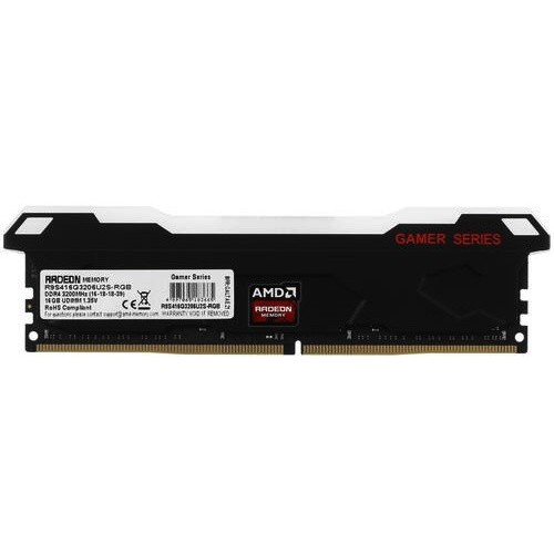 Память DDR4 32GB 3200MHz AMD R9432G3206U2S-U R9 RTL PC4-25600 CL16 DIMM 288-pin 1.35В Ret