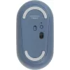 Мышь Logitech Pebble M350 синий оптическая 1000dpi silent беспров. BT/Radio USB для ноутбука 3but (910-006655)