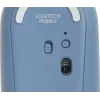 Мышь Logitech Pebble M350 синий оптическая 1000dpi silent беспров. BT/Radio USB для ноутбука 3but (910-006655)