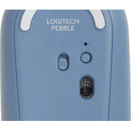 Мышь Logitech Pebble M350 синий оптическая 1000dpi silent беспров. BT/Radio USB для ноутбука 3but (910-006655)