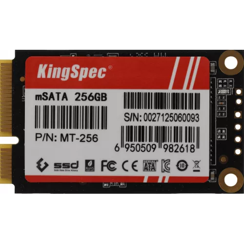 Накопитель SSD Kingspec mSATA 256Gb MT-256 MT Series mSATA