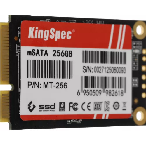 Накопитель SSD Kingspec mSATA 256Gb MT-256 MT Series mSATA