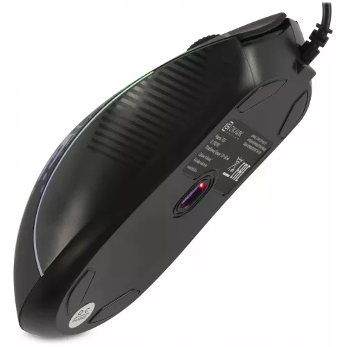 Мышь Оклик 702G черный оптическая 3600dpi USB для ноутбука 4but (1902907)