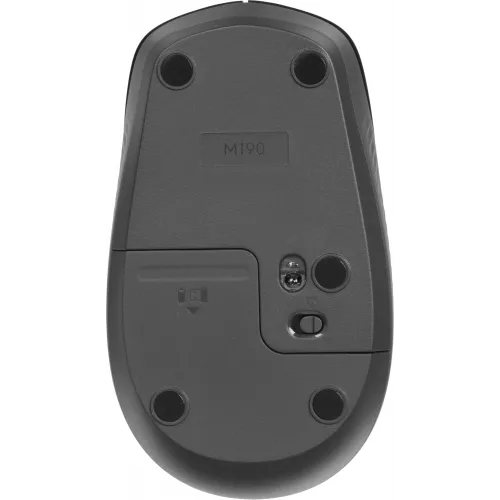 Мышь Logitech M190 черный/темно-серый оптическая 1000dpi беспров. USB 2but (910-005923)