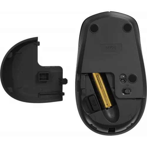 Мышь Logitech M190 черный/темно-серый оптическая 1000dpi беспров. USB 2but (910-005923)