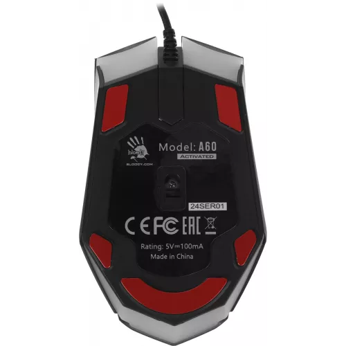 Мышь A4Tech Bloody A60A черный оптическая 6200dpi USB 8but (A60 ACTIVATED)
