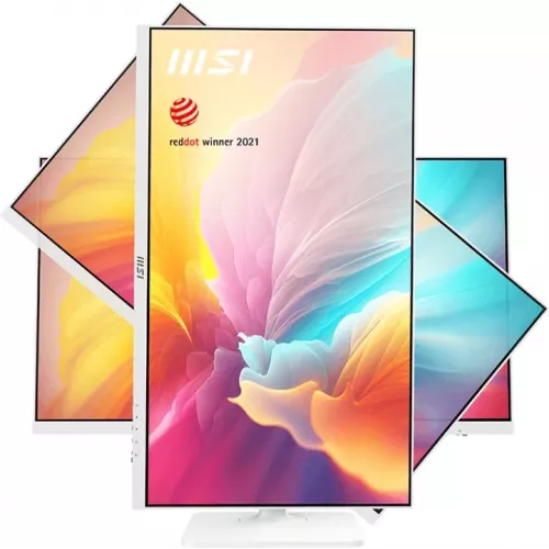 Монитор MSI 27" Modern MD272QXPW белый IPS LED 1ms 16:9 HDMI M/M матовая HAS Piv 400cd 178гр/178гр 2560x1440 100Hz DP Quad 2K (1440p) USB 5.85кг