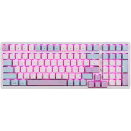 Клавиатура Acer OKW304 механическая белый USB for gamer LED (ZL.KBDCC.01V) кабель 1.8м