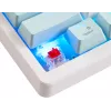 Клавиатура Acer OKW304 механическая белый USB for gamer LED (ZL.KBDCC.01V) кабель 1.8м