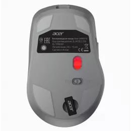 Мышь Acer OMR310 темно-серый оптическая 1600dpi беспров. BT/Radio USB 7but (ZL.MCECC.032)