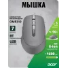 Мышь Acer OMR310 темно-серый оптическая 1600dpi беспров. BT/Radio USB 7but (ZL.MCECC.032)