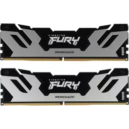 Память DDR5 2x16GB 7200MHz Kingston KF572C38RSK2-32 Fury Renegade Silver XMP RTL Gaming PC5-57600 CL38 DIMM 288-pin 1.45В kit single rank с радиатором Ret