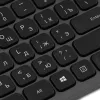 Клавиатура Оклик K859W серый/черный USB беспроводная slim Multimedia (2002136)